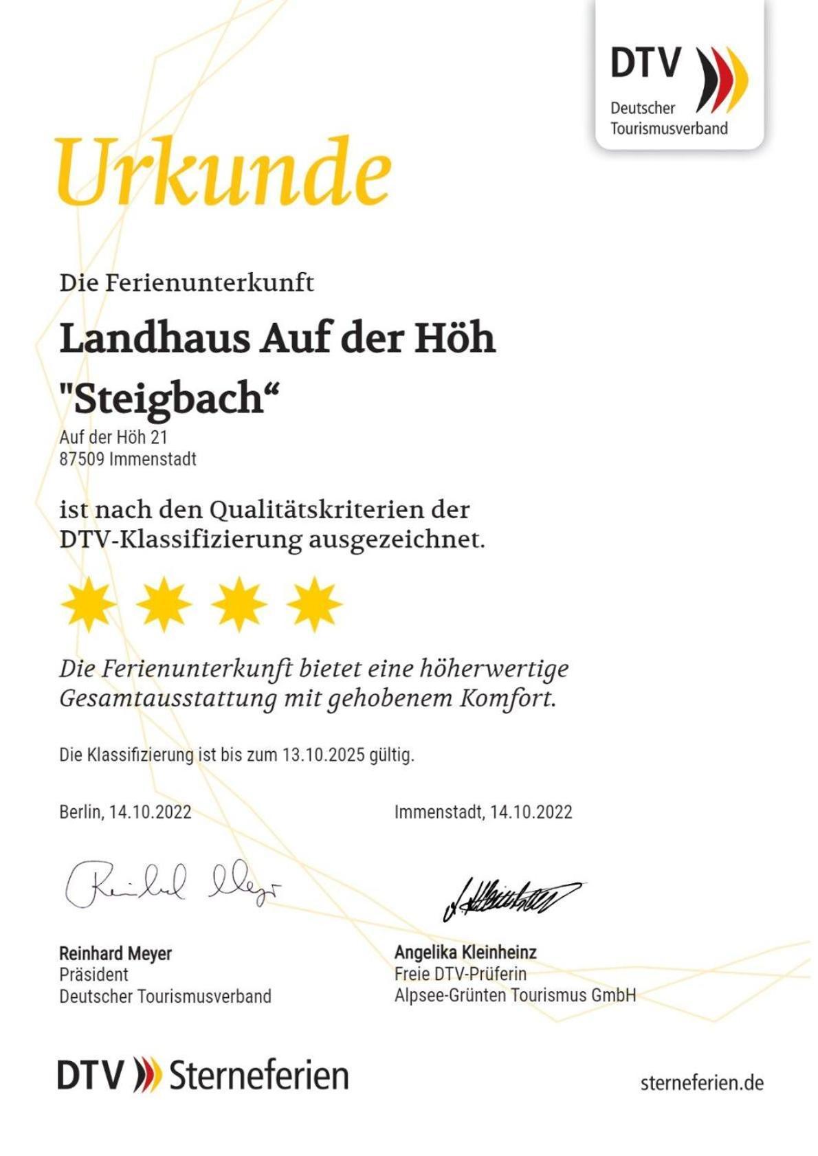 Landhaus Auf Der Hoeh Immenstadt im Allgaeu Exterior photo